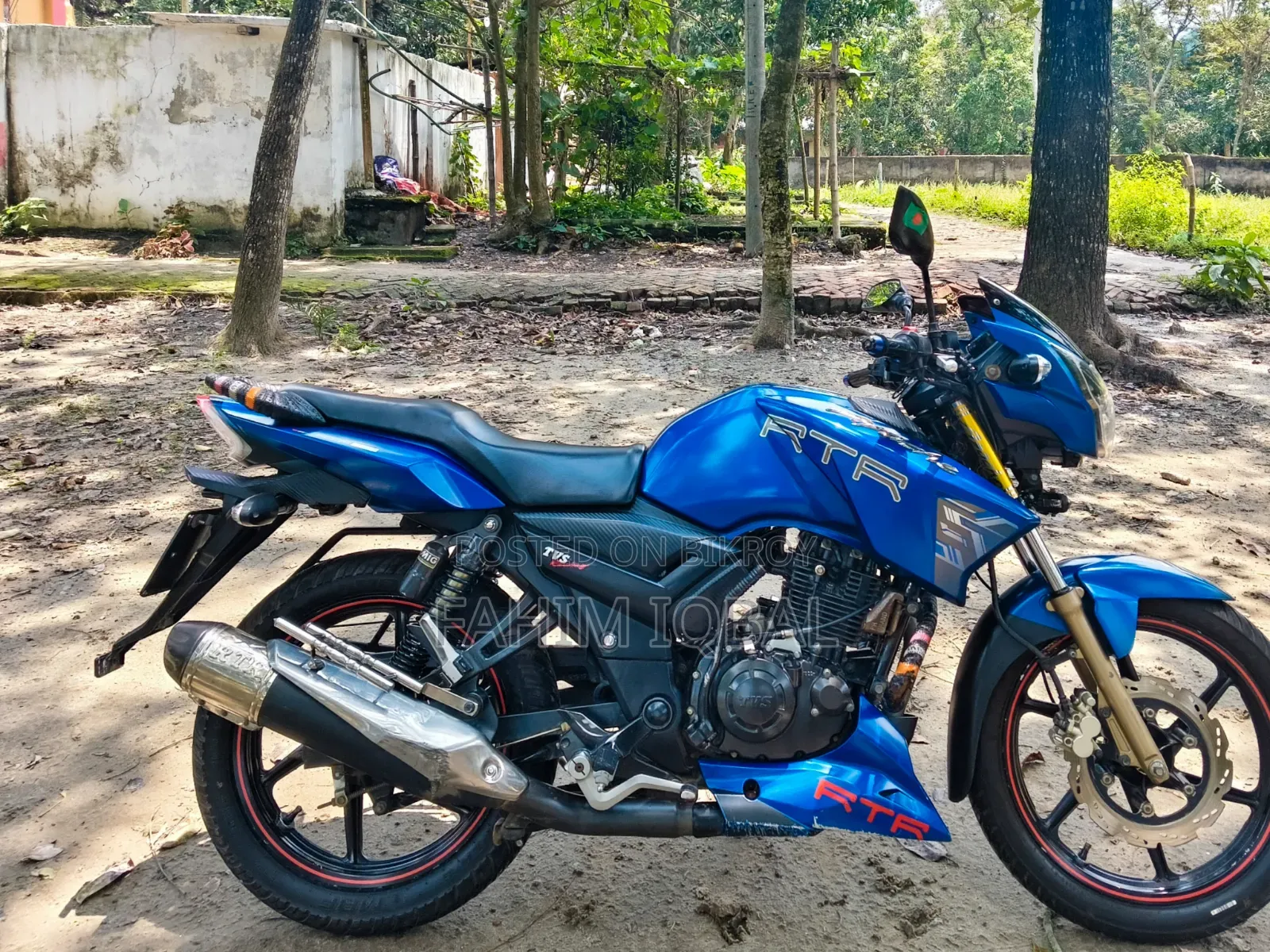 TVS Apache RTR 160 2V 2018 Blue