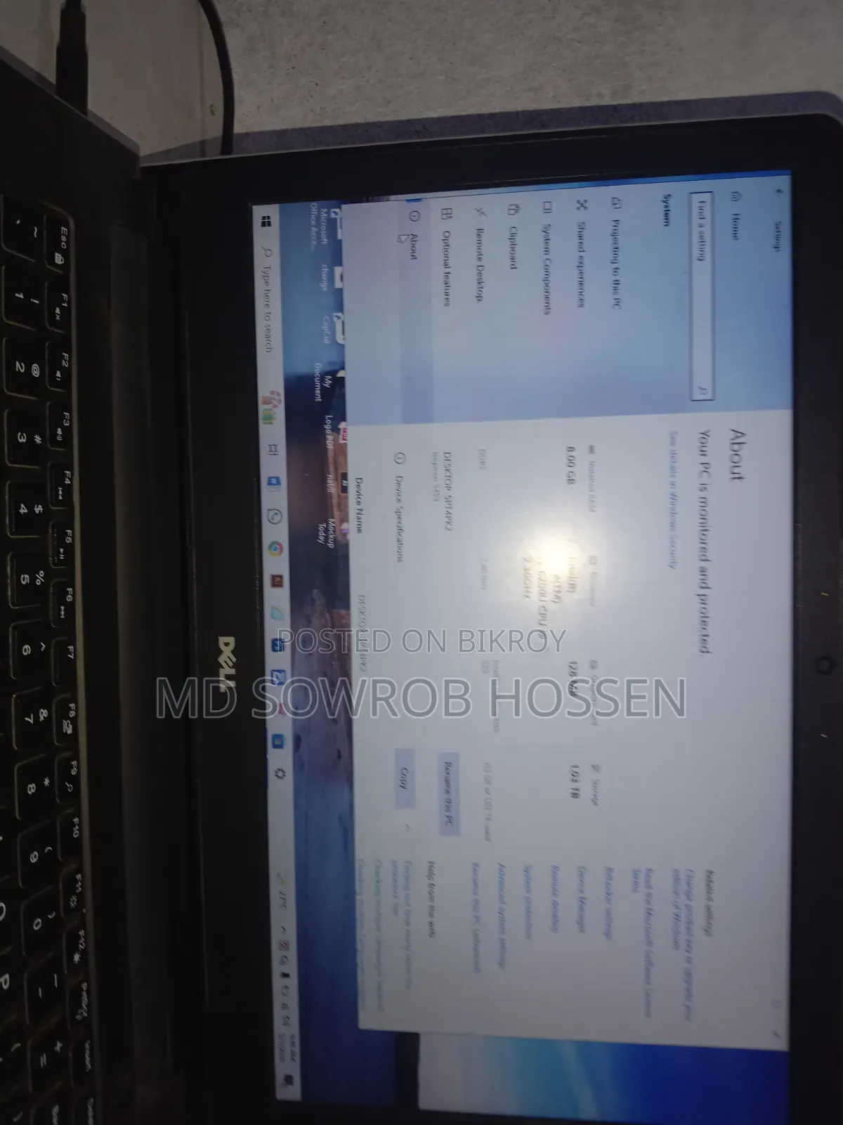 Laptop Dell Inspiron 13 7352 8GB Intel Core I5 SSD 32GB