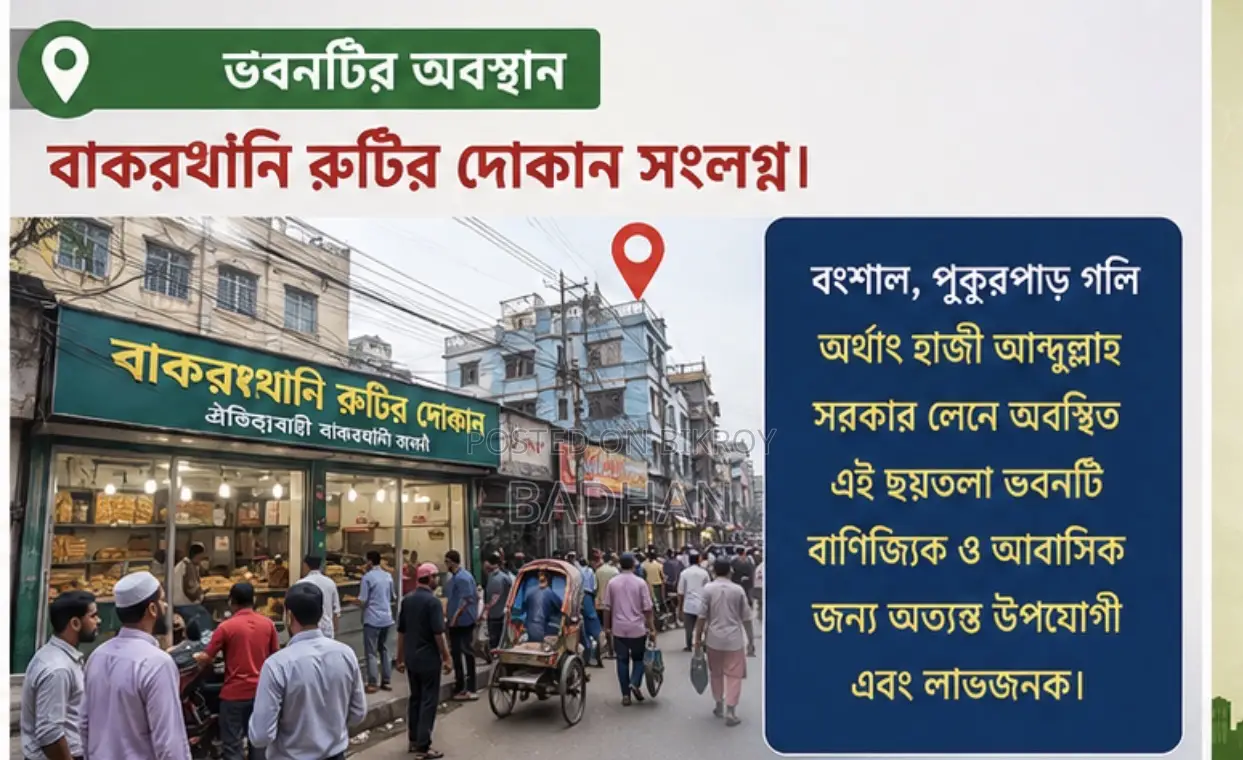 বংশাল, বেগম ভিলায় ১ বেডরুমের অ্যাপার্টমেন্ট বিক্রয় হবে