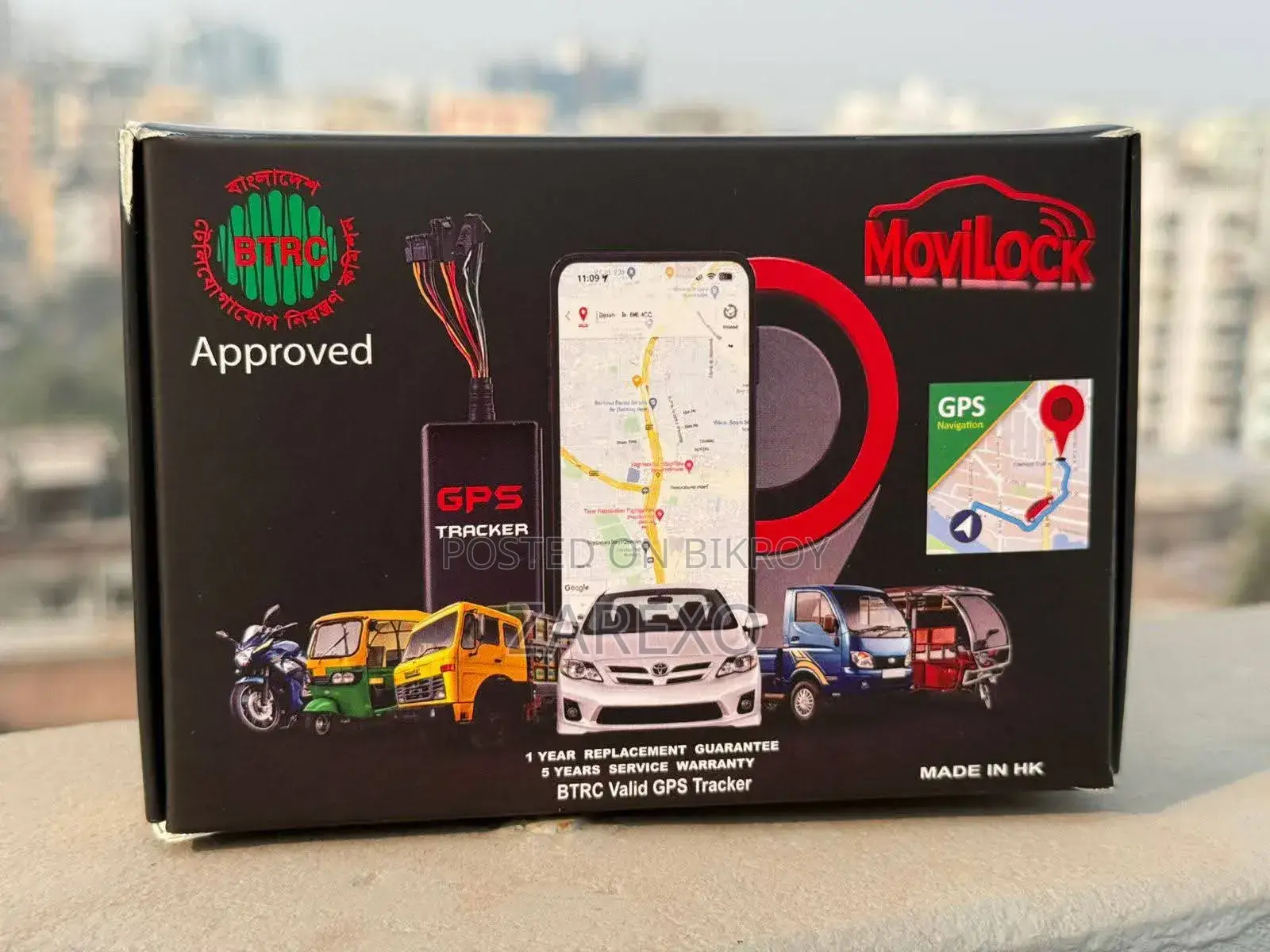 GPS Tracker MoviLock Magnetic Tag Global Version