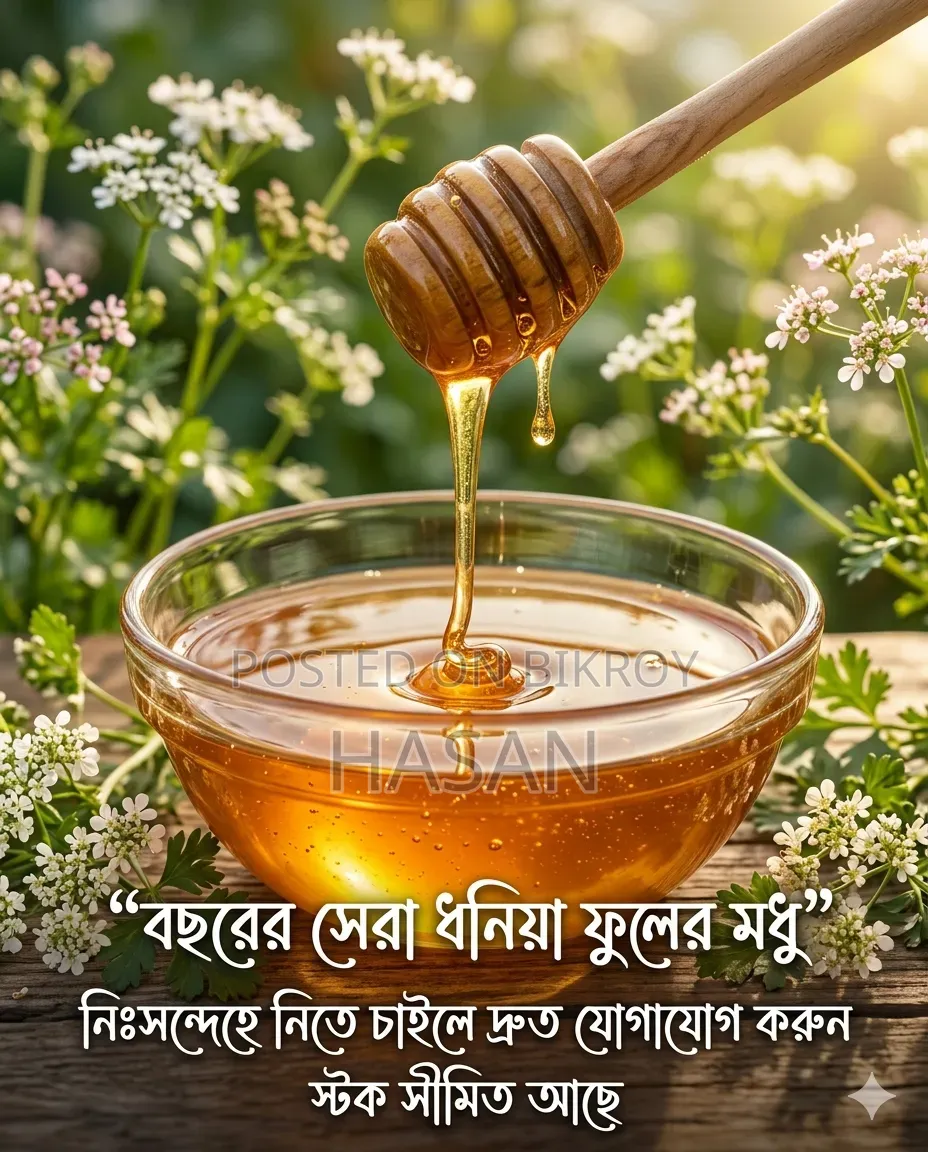 Contact us for pure Coriander Flower Honey