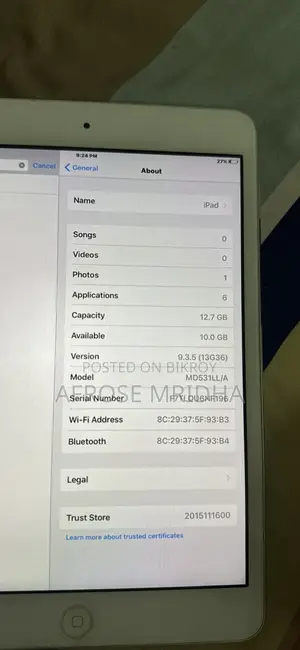 Apple iPad Mini 2 8 GB Gray