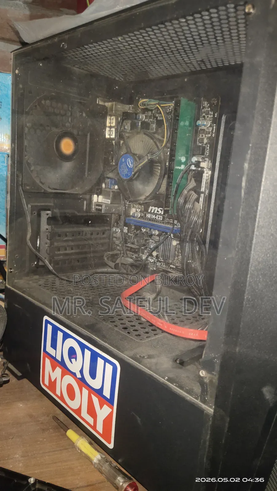 Desktop Computer MSI Hetis H81 8GB Intel Core I5 SSD 4T