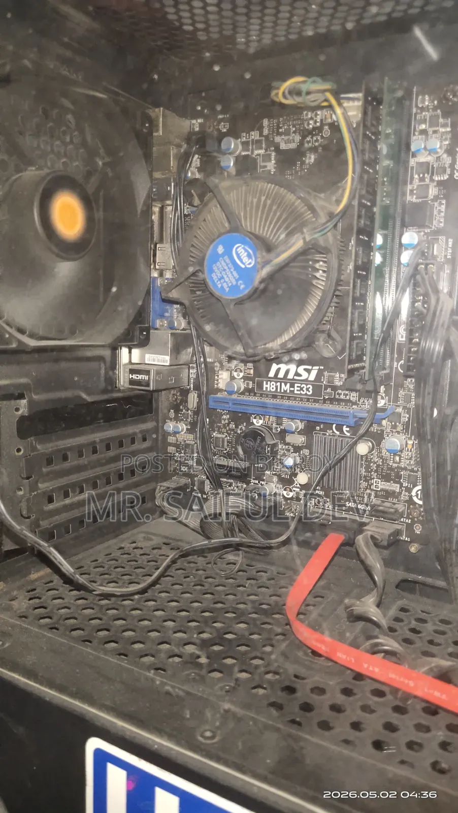 Desktop Computer MSI Hetis H81 8GB Intel Core I5 SSD 4T