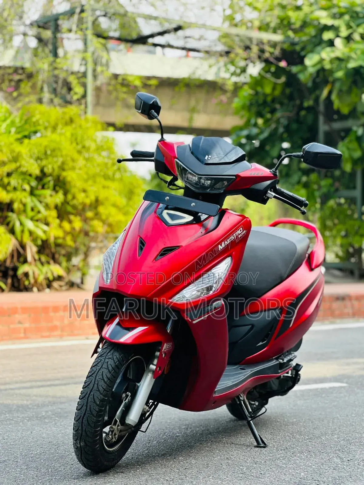 Hero Maestro EDGE 110 XTEC 2024 Red