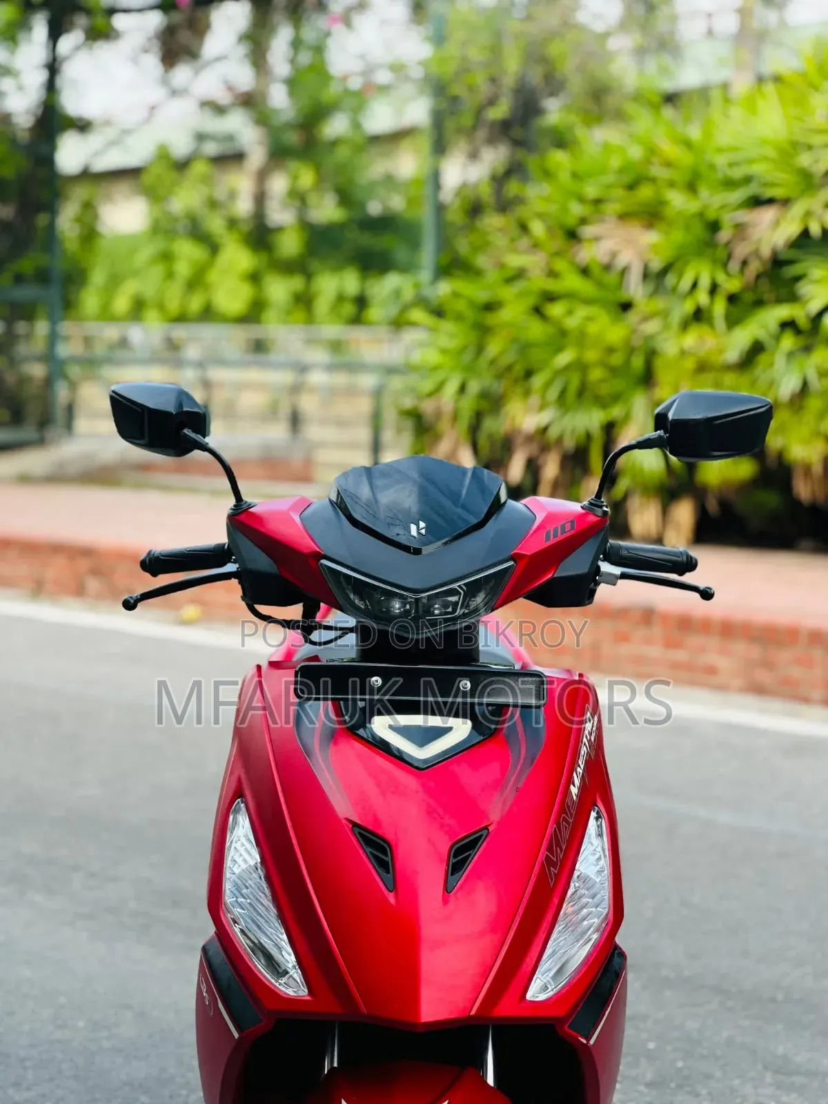 Hero Maestro EDGE 110 XTEC 2024 Red