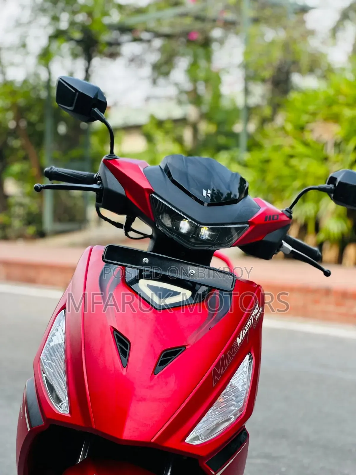 Hero Maestro EDGE 110 XTEC 2024 Red