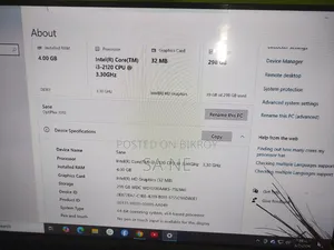 Desktop Computer Dell 4GB Intel Core I3 eMMC 256GB