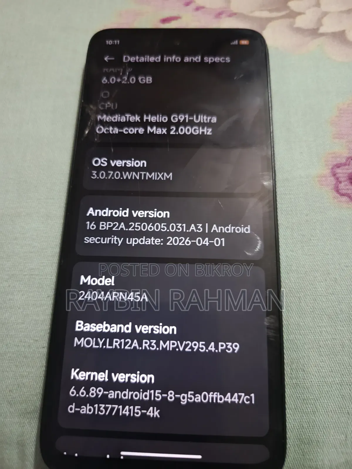 Xiaomi Redmi Note 13 128 GB Blue