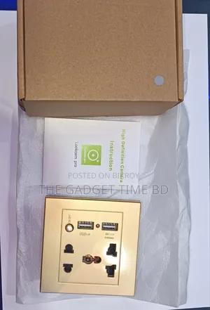 ৪জি সিম ওয়াল সকেট আইপি ক্যামেরা ইউএসবি পোর্ট স্পাই ক্যামেরা সহ