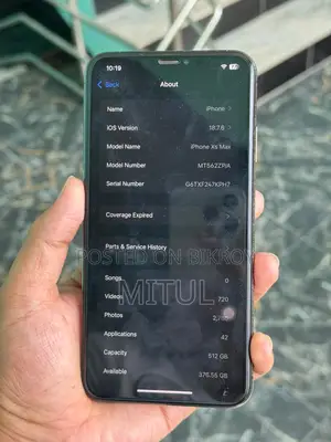 Apple iPhone XS Max 512 GB Black