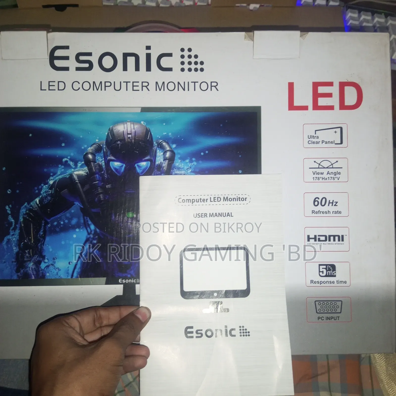 Esonic Hd Monitor — Full fresh, no issues