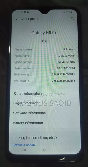 Samsung Galaxy M01s 32 GB Blue