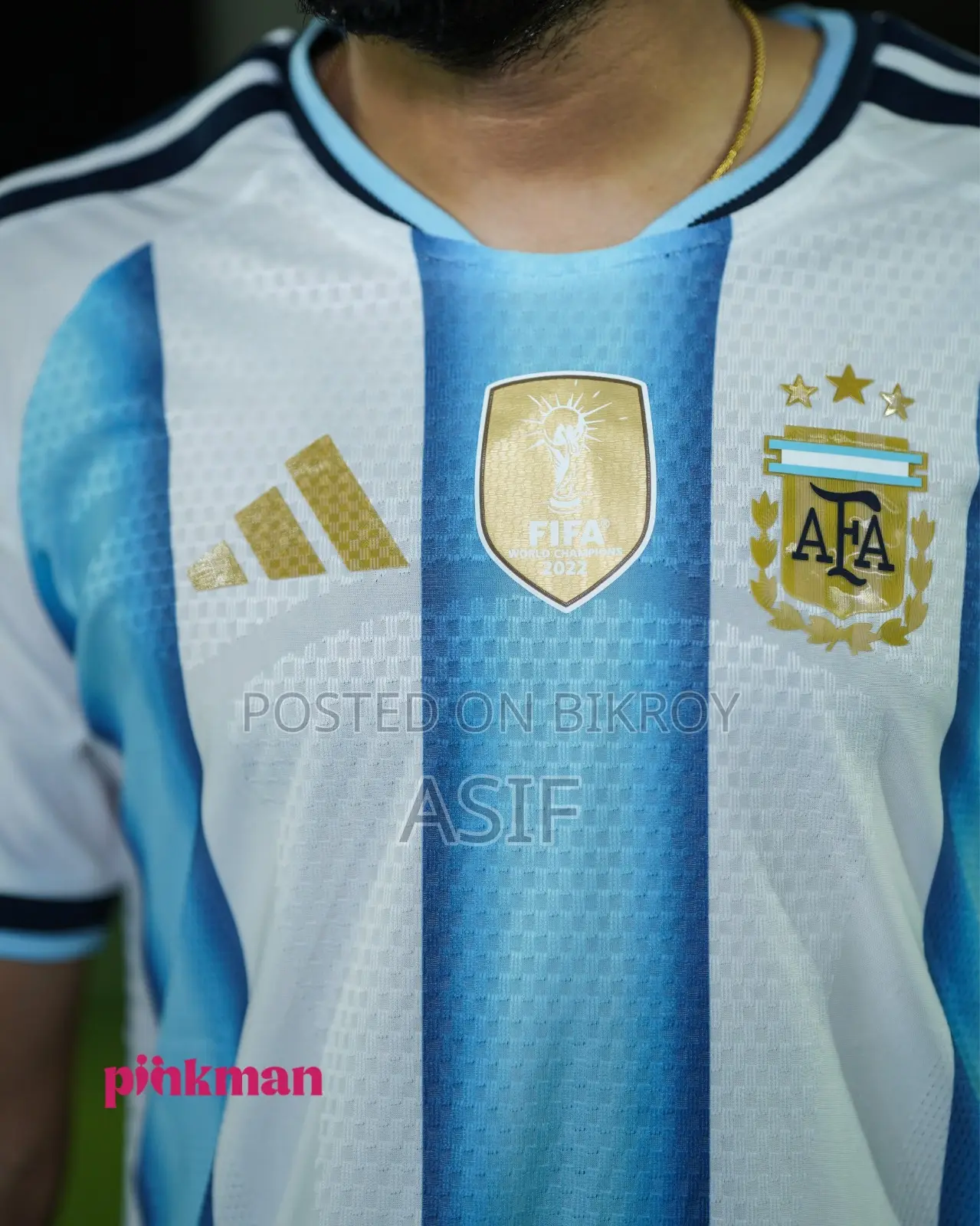 World Cup 2026 Argentina Home Official Premium Player Edition Jersey