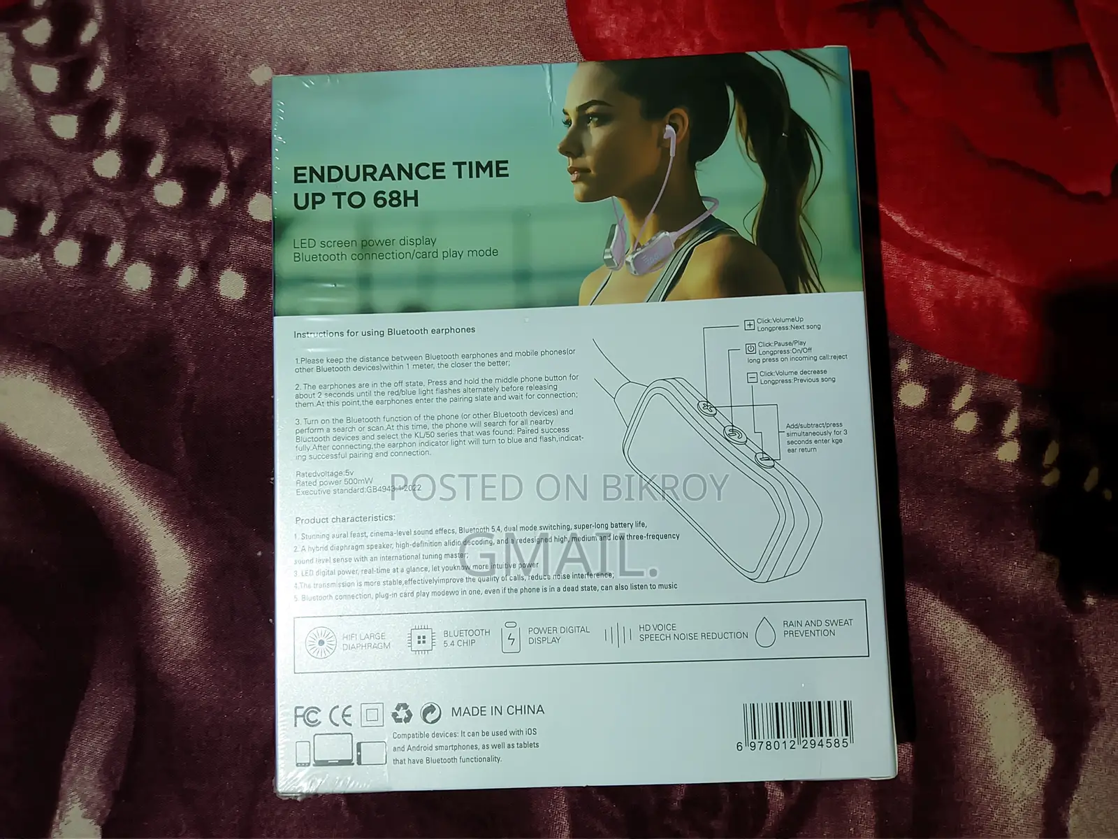 Kag Kl50 Neckband + Mp3 Player