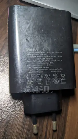 Baseus 45w Type C+A ডিসপ্লে সহ