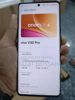 Vivo V30 Pro 256 GB Black