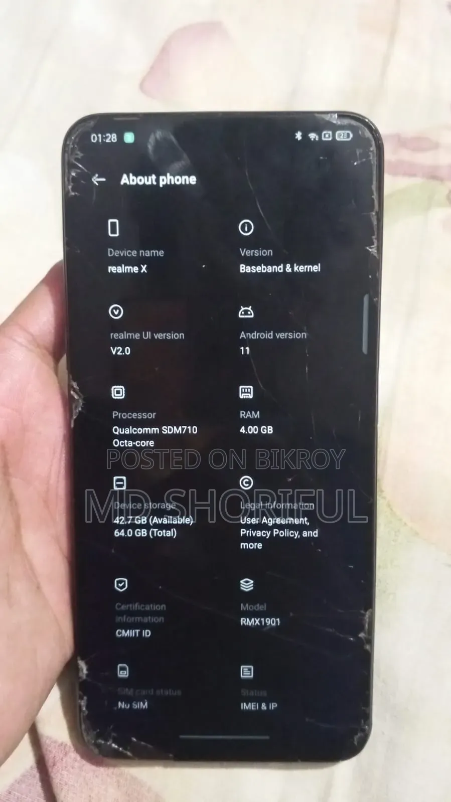 Realme X 64 GB Blue