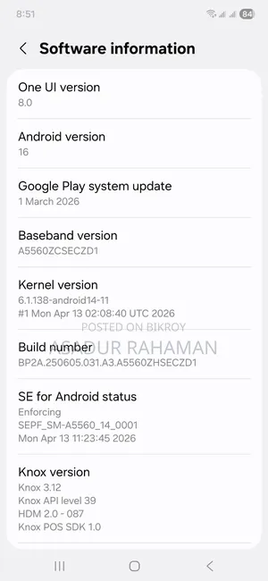 Samsung Galaxy A55 256 GB White