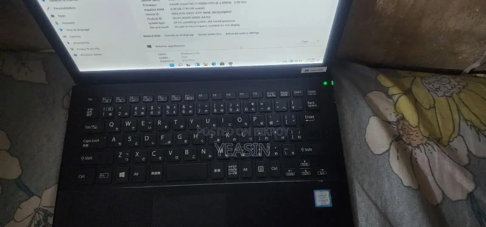 Laptop Sony VAIO SVJ20236SN 8GB Intel Core i7 SSD 128GB