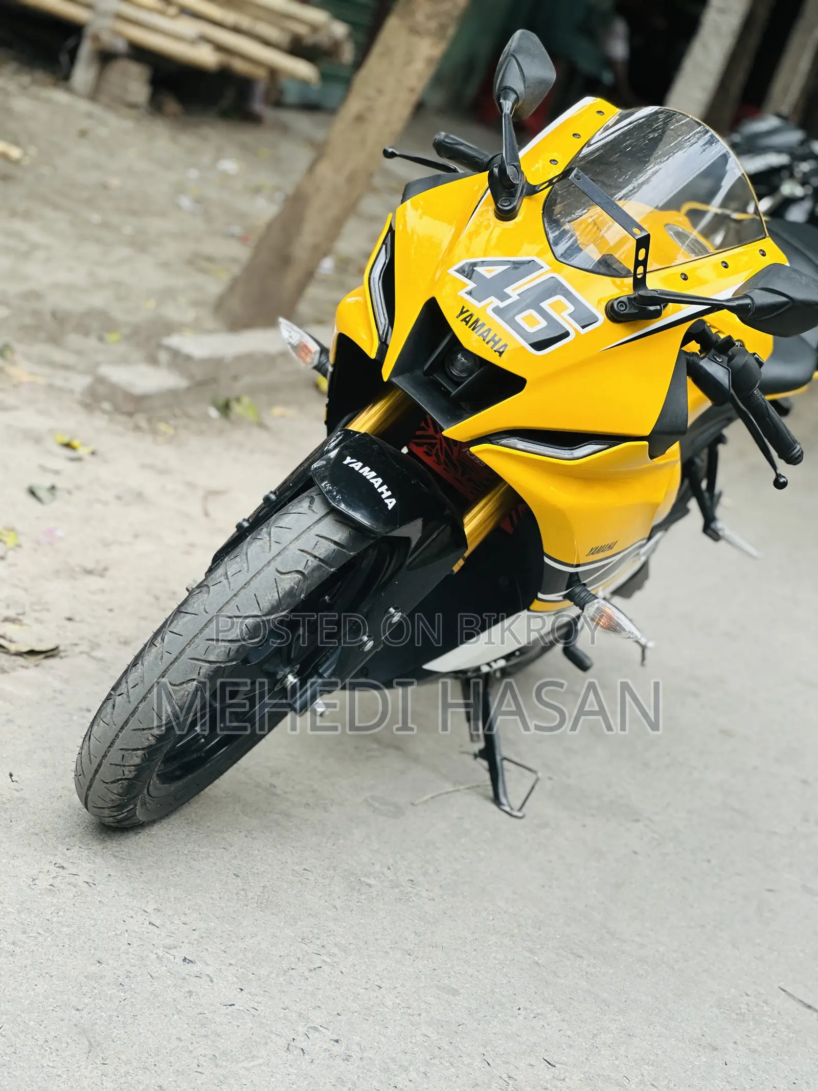 Yamaha R1 2025 Yellow