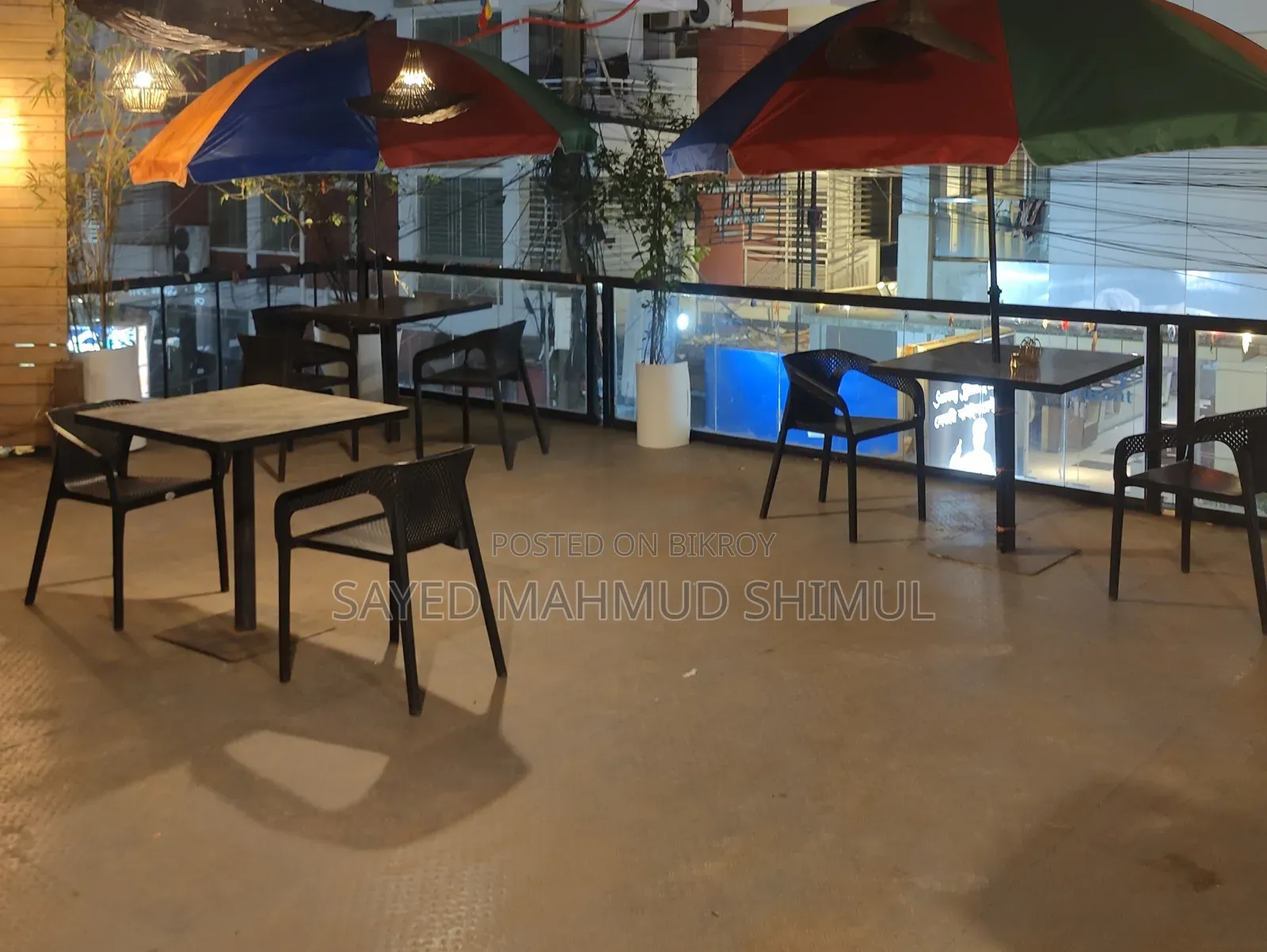 Modern Restaurant Table Chair Set for Sale