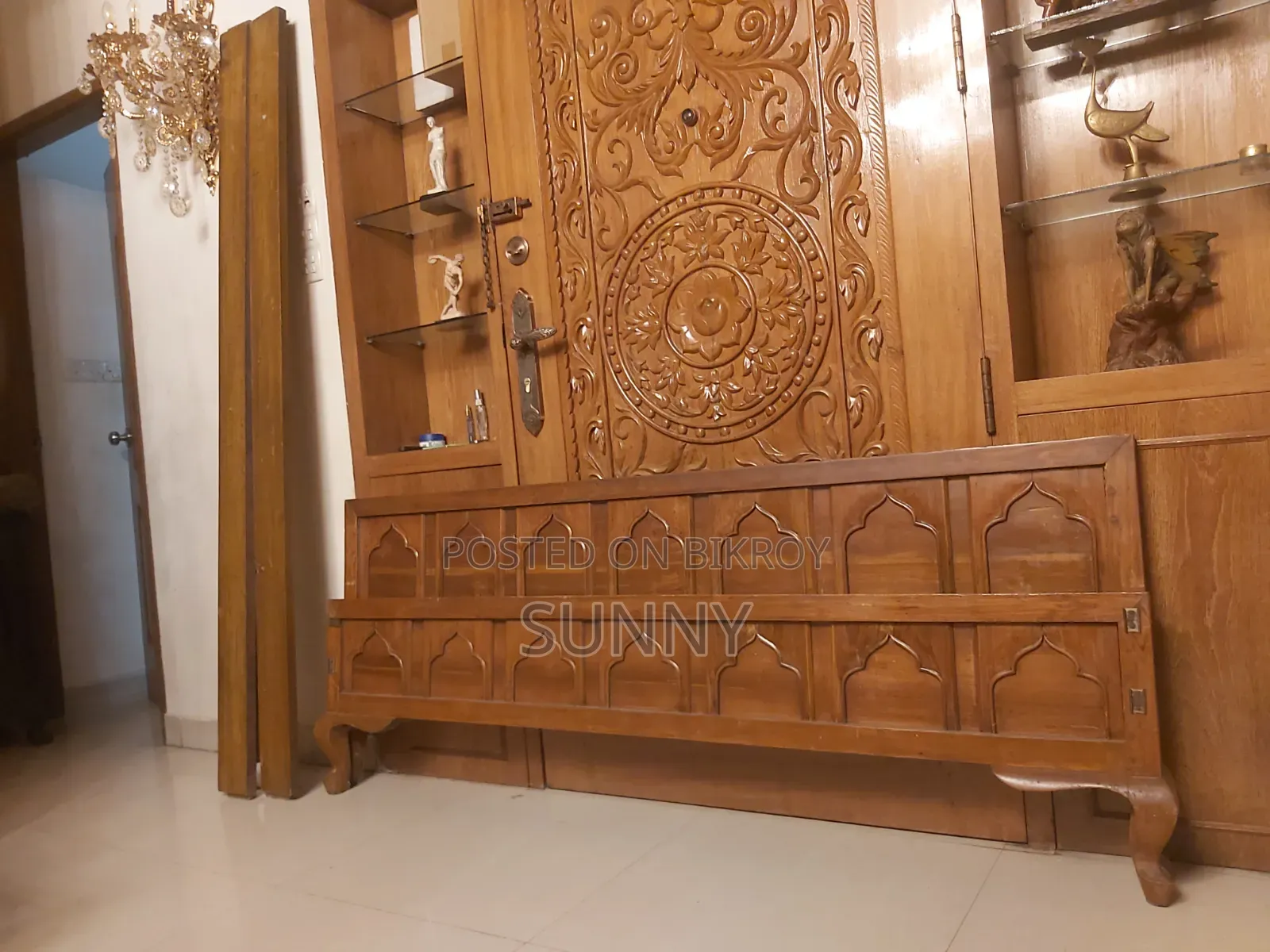 Teak Wood Bed 6/7