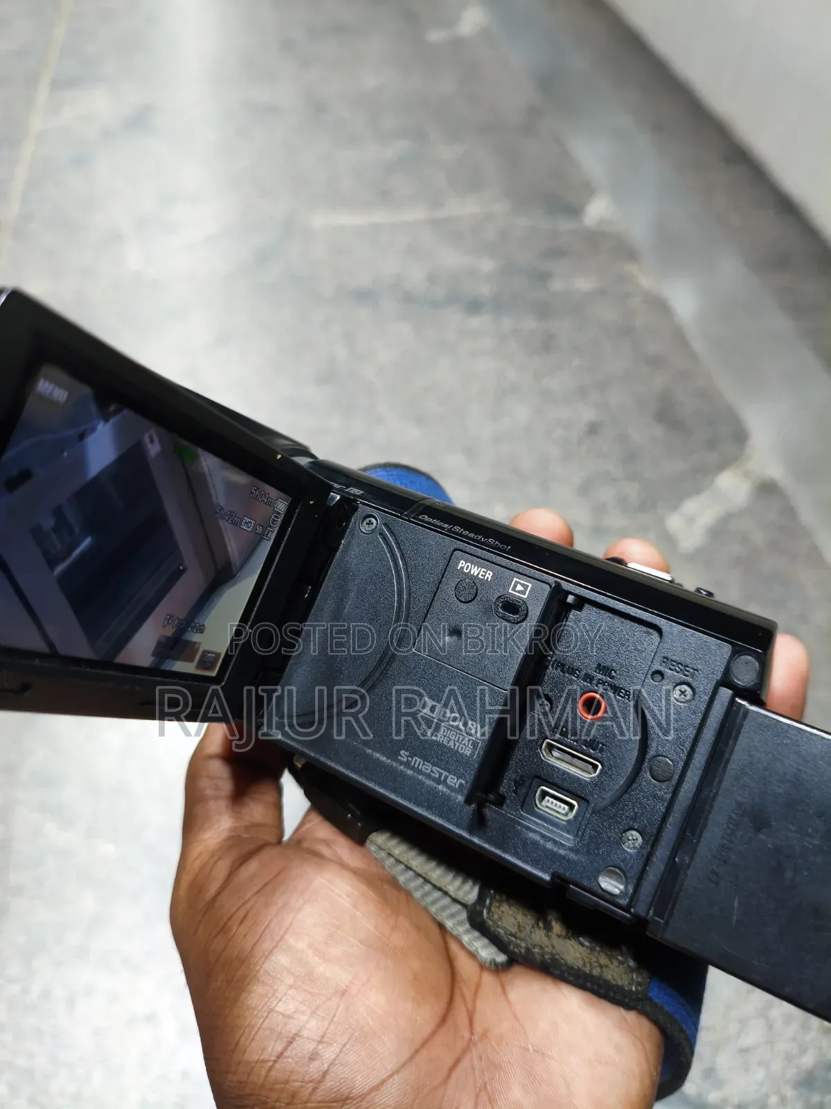 Sony HDR-Xr160 Touch Screen Handycam. Microphone Supported.
