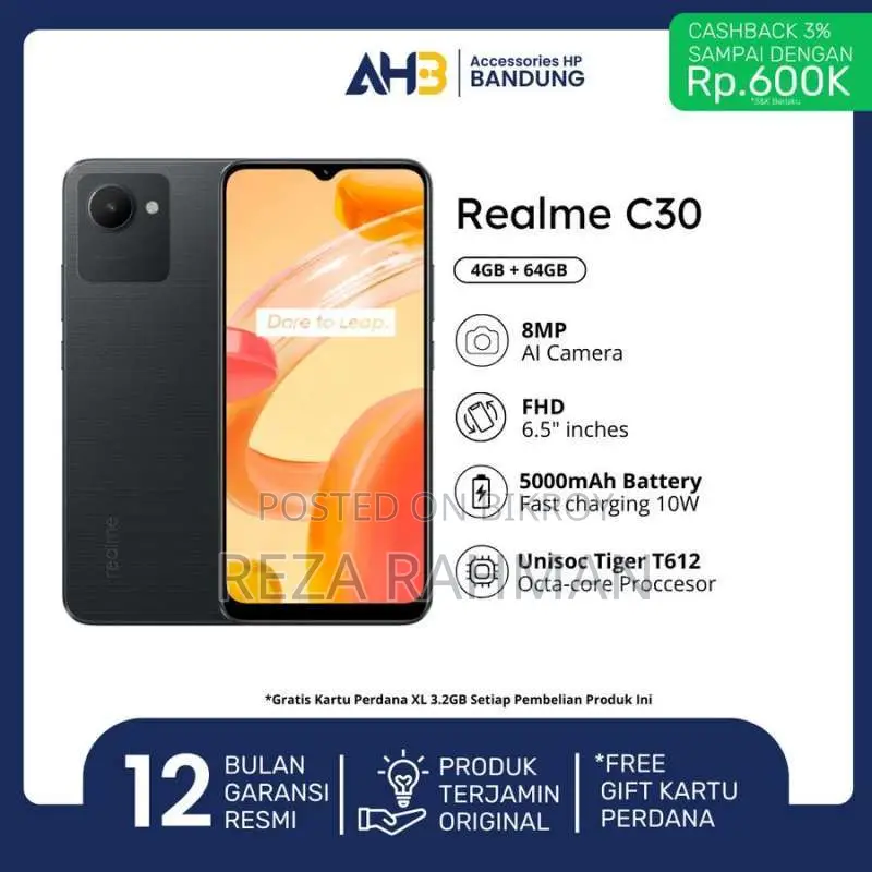 Realme C30 32 GB Black