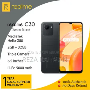 Realme C30 32 GB Black