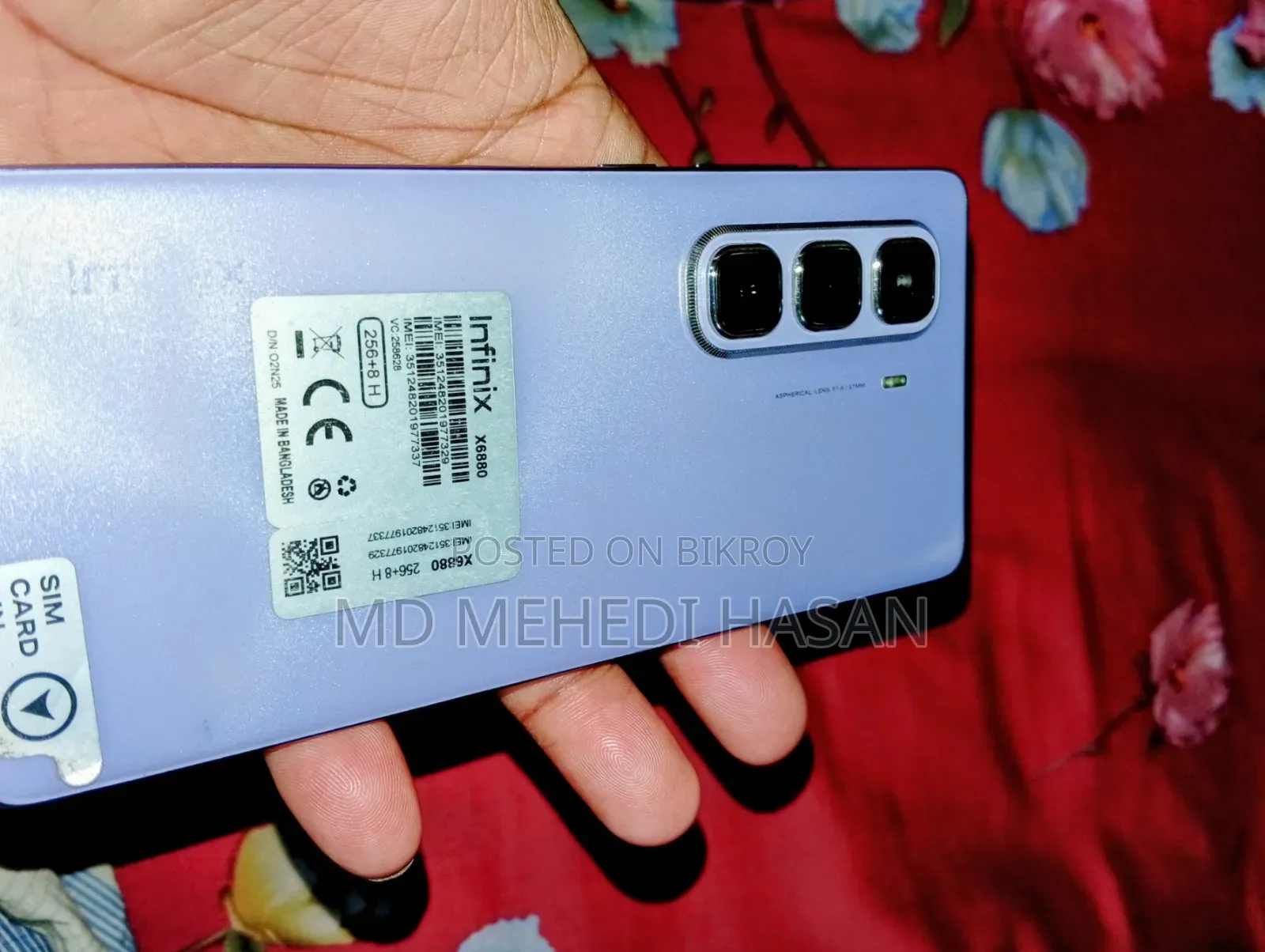 Infinix Hot 50 Pro+ 4G 256 GB Purple