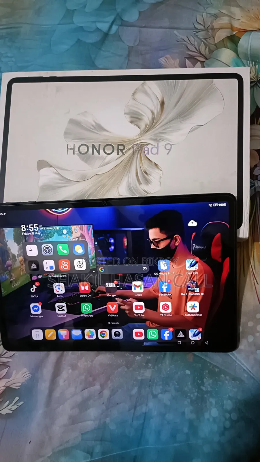 New Honor Pad 9 256 GB Silver