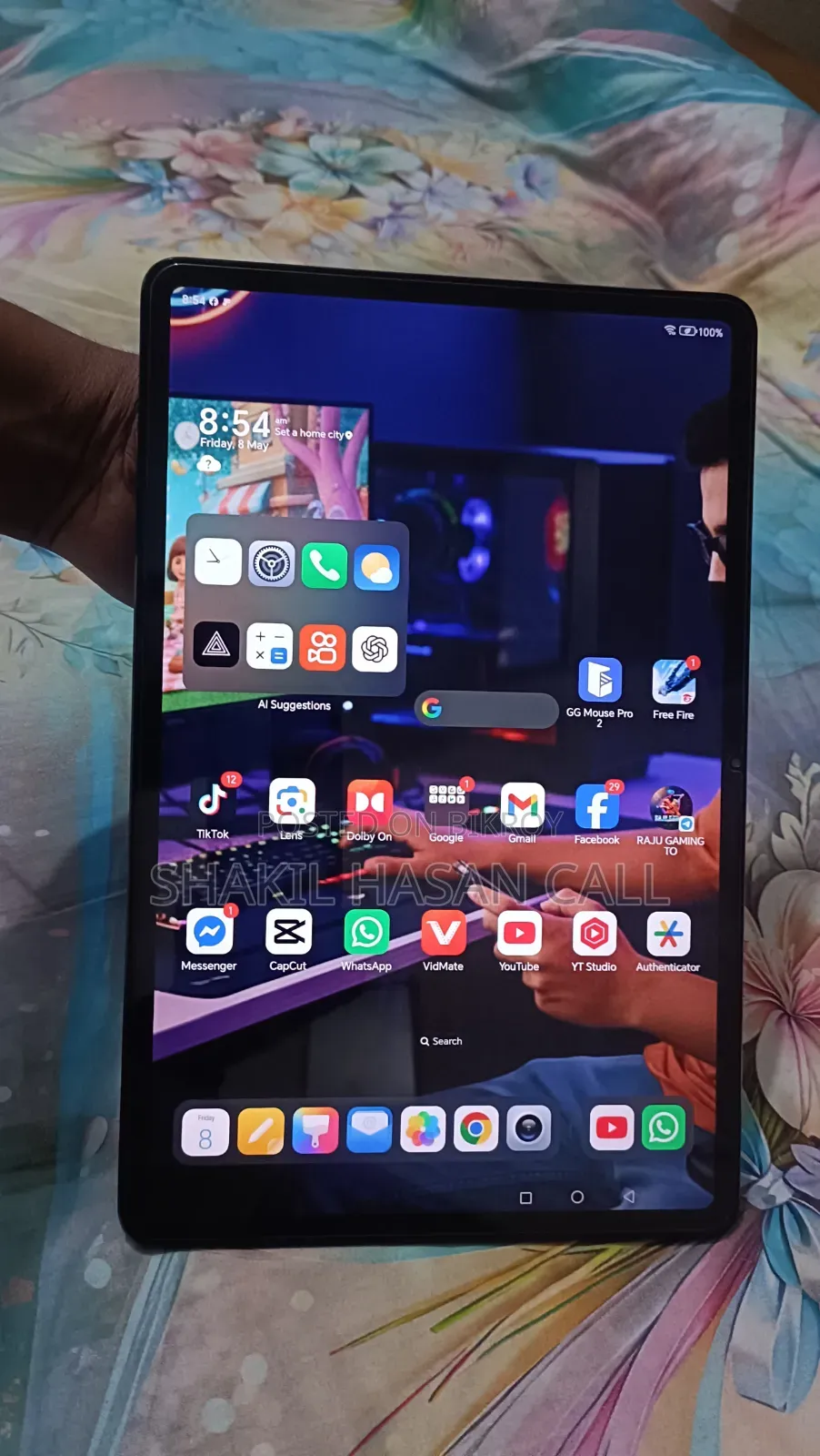 New Honor Pad 9 256 GB Silver