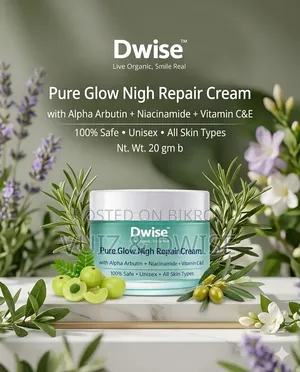 Dwise Pure Glow Night Repair Cream With Anti-Aging Formulation