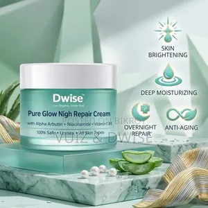 Dwise Pure Glow Night Repair Cream With Anti-Aging Formulation