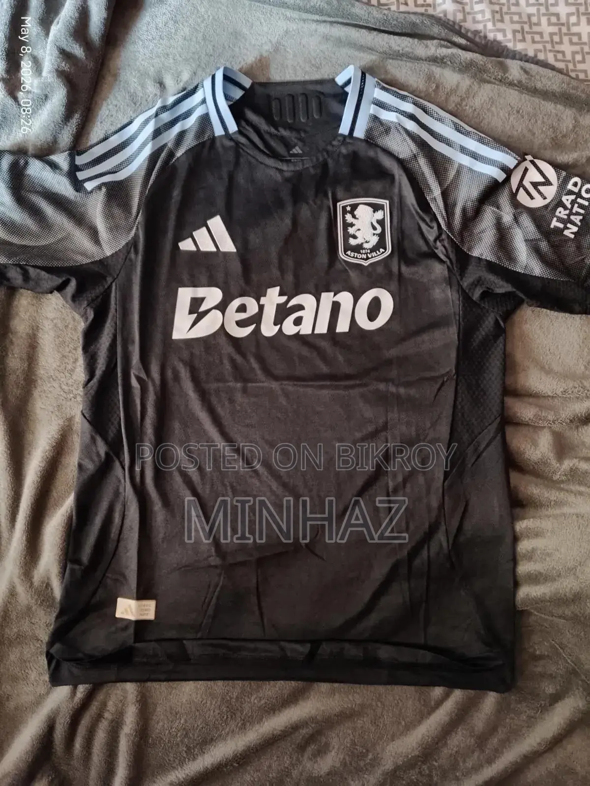 Aston Villa Jersey L Size Player Edition Brand New