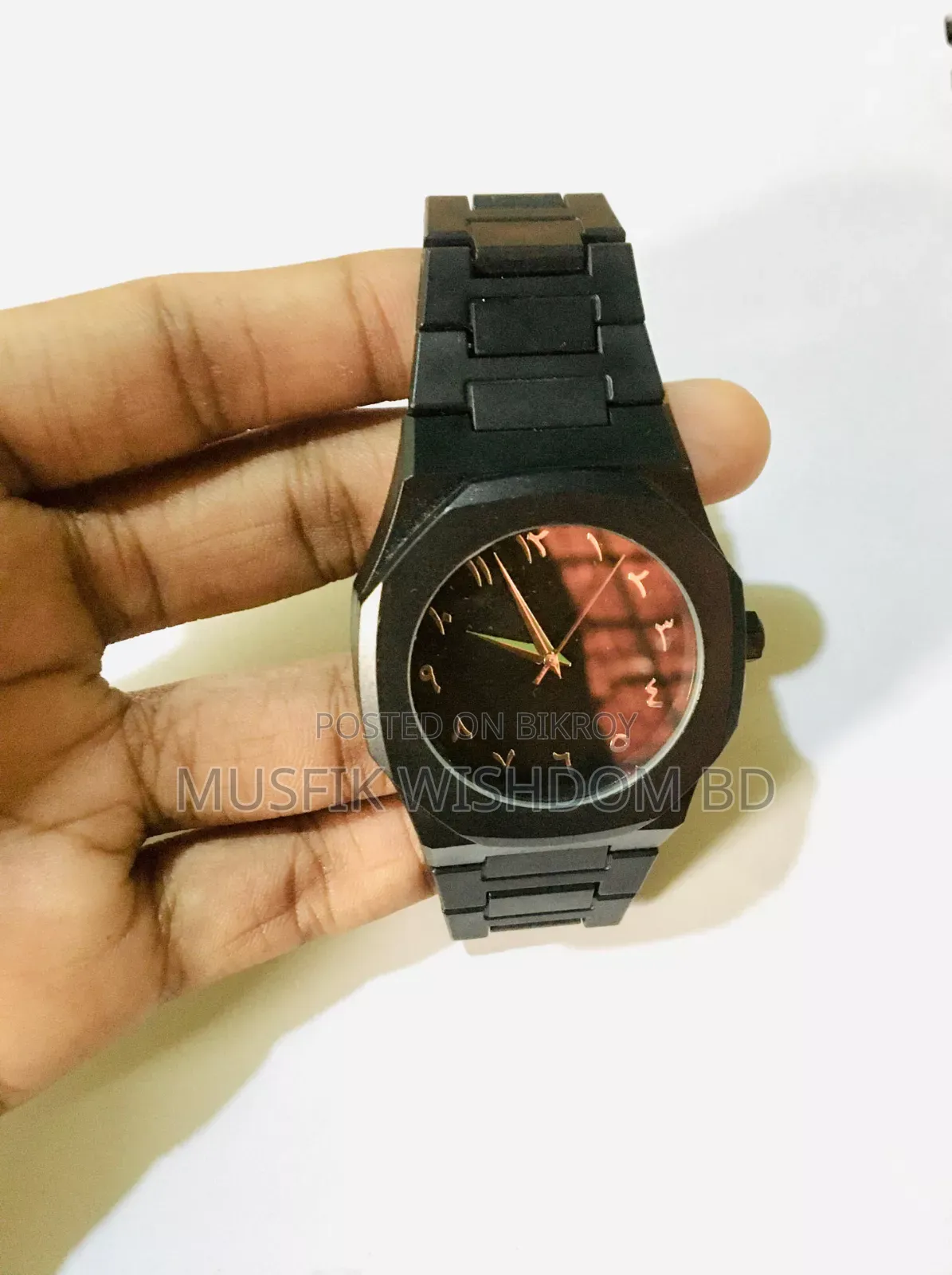 Black Color Premium Watch