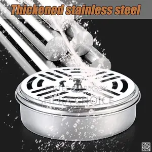 Round Mosquito Coil Holder with Cover