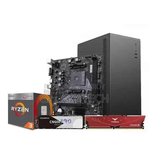 New Desktop Computer 8GB AMD SSD 256GB