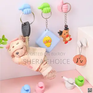 10pcs Silicone Thumb Self-adhesive Wall Hooks