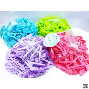 50 Pcs Plastic Cloth Drying Clips, Premium Quality