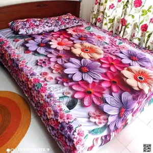 3d Printed Bed Sheet Set With 2 Pillow Covers –