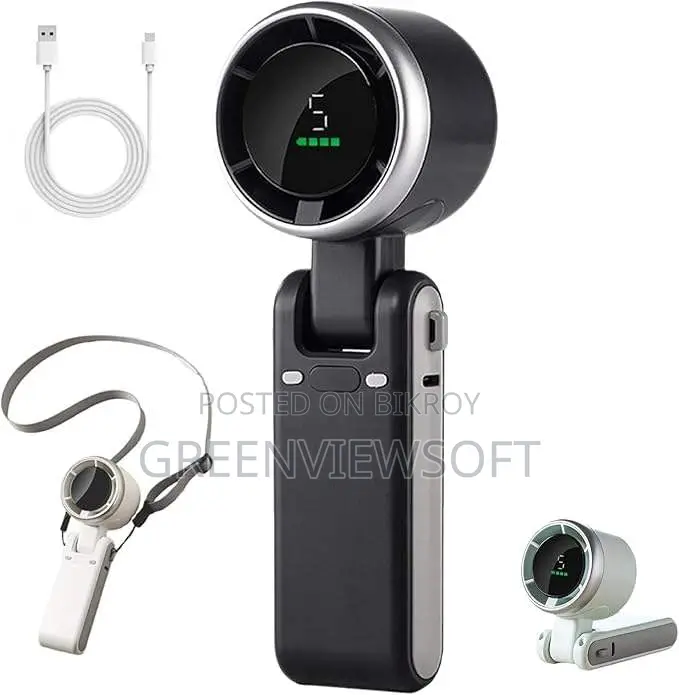 Want relief from the heat? Get the Mini Turbo Fan!