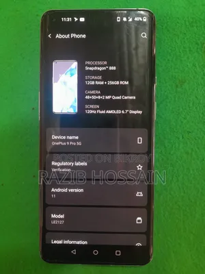 OnePlus 9 Pro 256 GB Silver