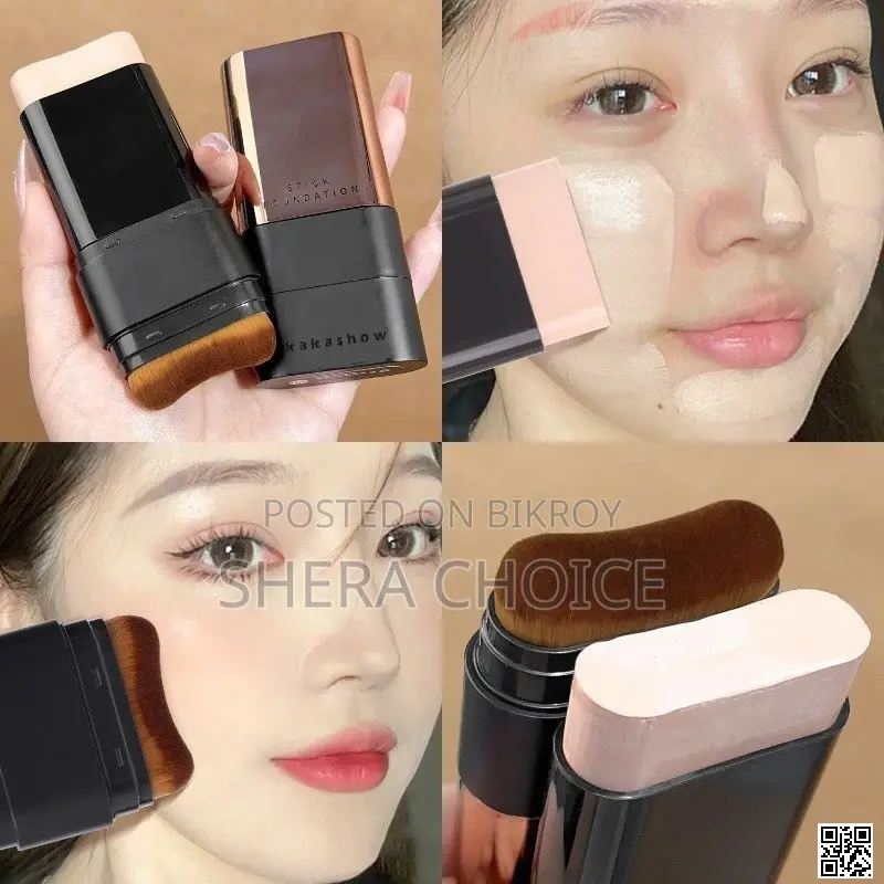Kakasho Foundation Makeup Stick: Lightweight, Full Coverage, Natural Glow