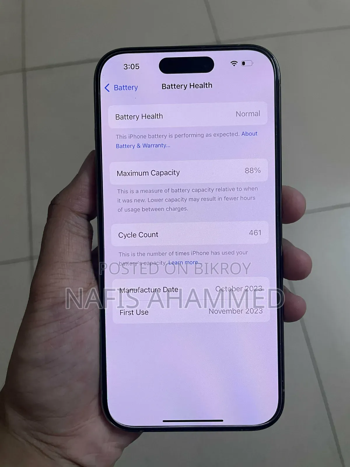 Apple iPhone 15 Pro 128 GB Gray