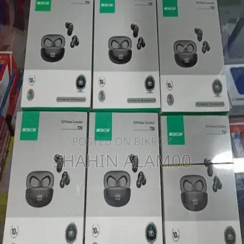 Mobicom TWS T20 Bluetooth Earbuds