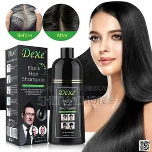 Dexe Black Hair Shampoo 400ml – Instant Hair Shampoo (Men Women)
