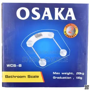 Osaka Digital Body Weight Scale Smart Glass Bathroom Weighing Machine