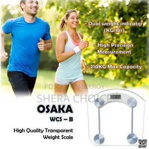 Osaka Digital Body Weight Scale Smart Glass Bathroom Weighing Machine